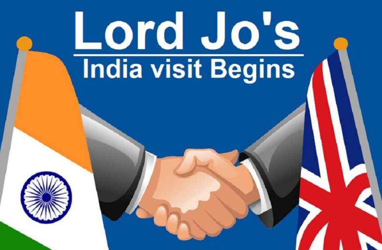 UK Investment Minister Lord Jo Johnson in India