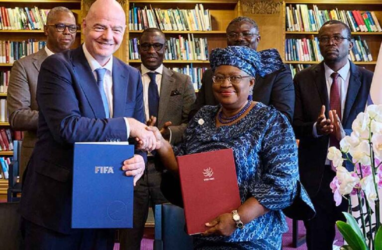 Ngozi Okonjo-Iweala, DG, WTO & Gianni Infantino, FIFA President