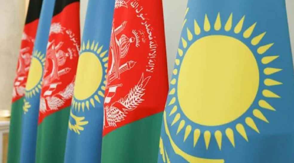 Afghanistan-Kazakhstan Trade Leap_Afghan and Kaz Flags