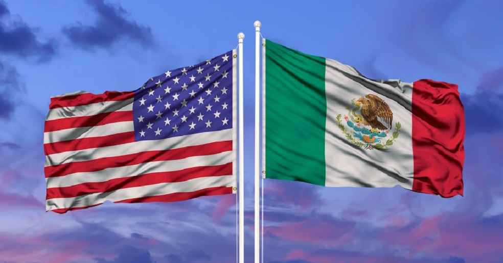 Mexico US Relation_Mexico US Flags