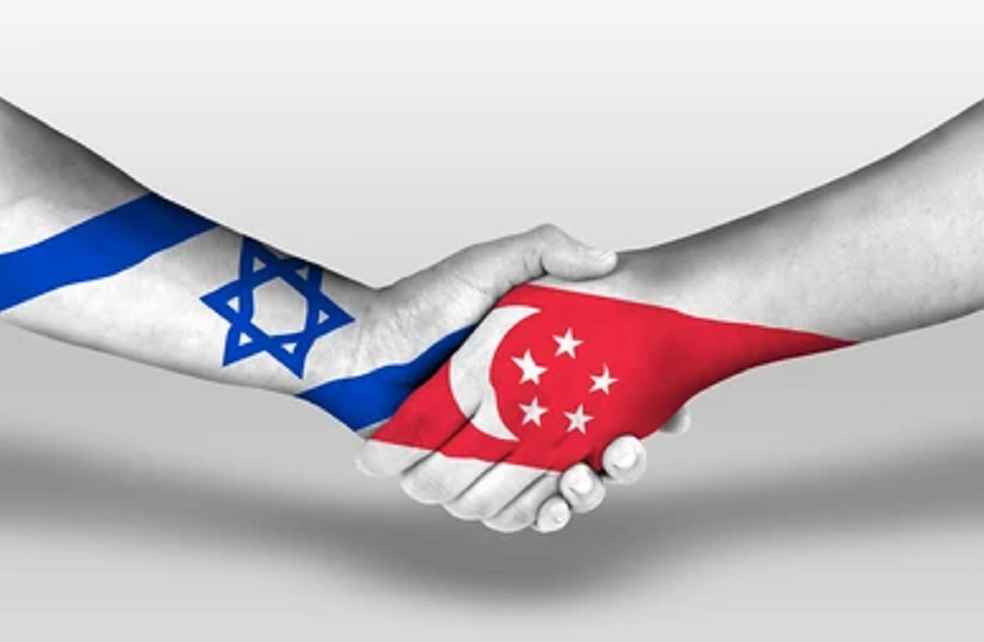 handshake-between-singapore-israel-flags