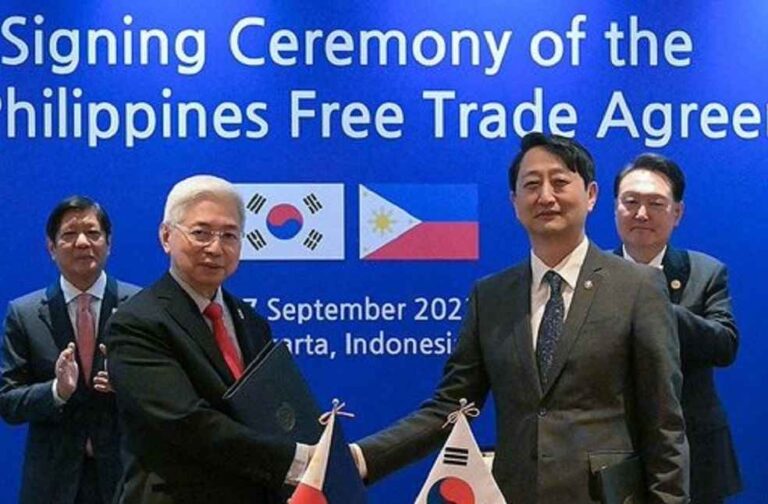 Philippine S Korea Free Trade Pact