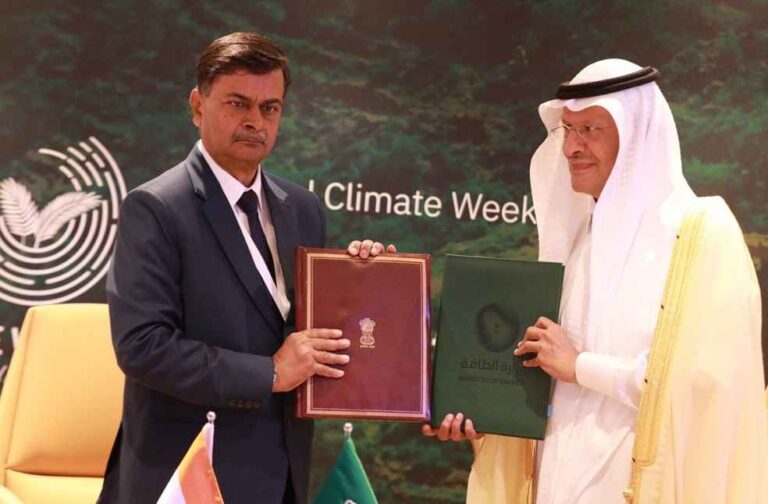 India Riyadh Energy MoU