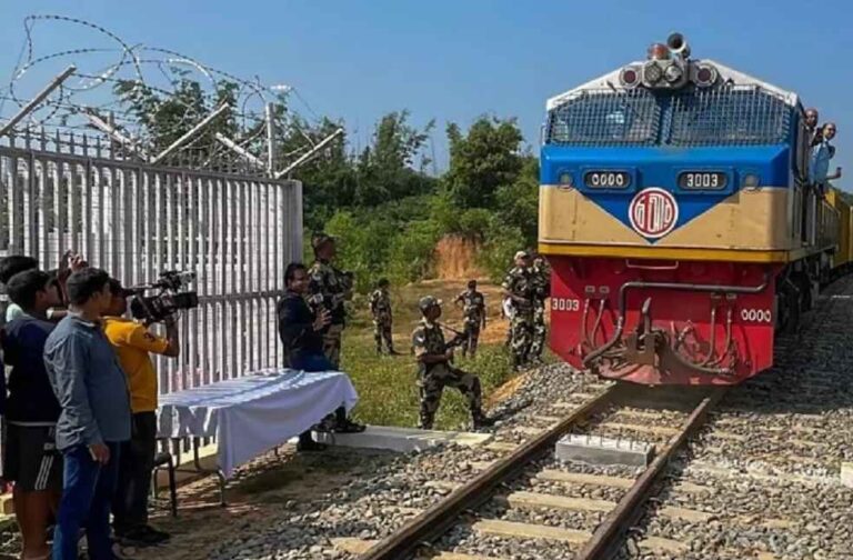 Akhaura-Agartala railway line