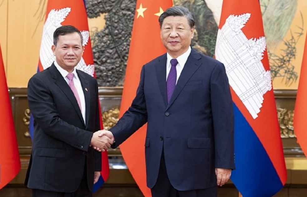 Hun Manet and XI Jinping