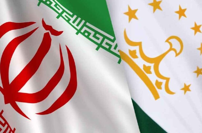 Iran and Tajiksitan-flags