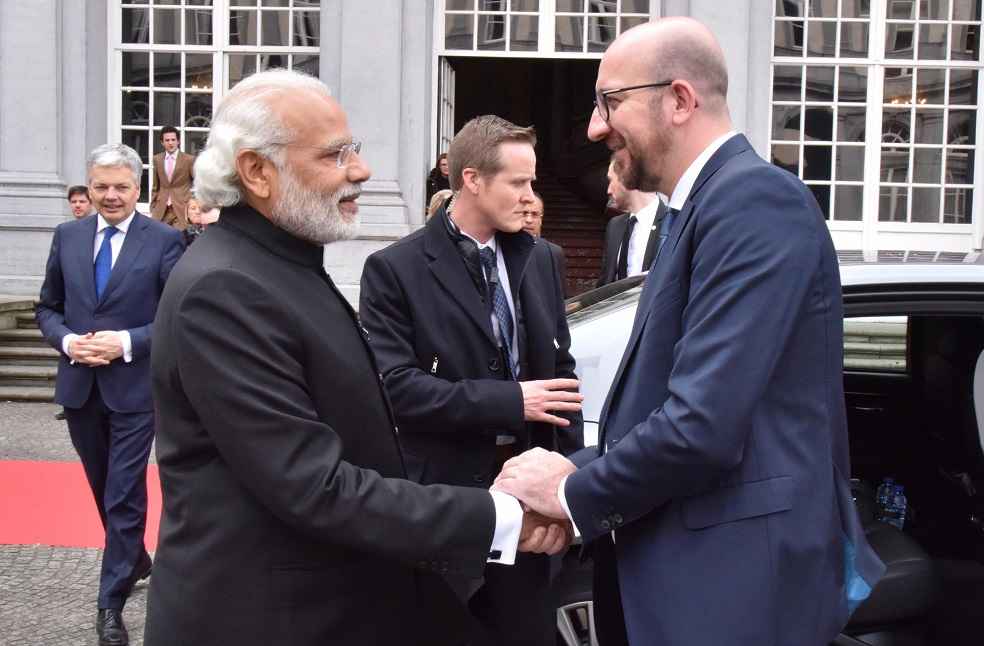 India-EU Trade_ Prime_Minister_Narendra_Modi_with_Belgian_PM_Charles_Michel