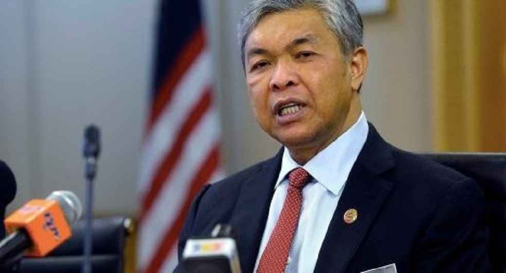 Deputy Prime Minister Datuk Seri Dr Ahmad Zahid Hamidi