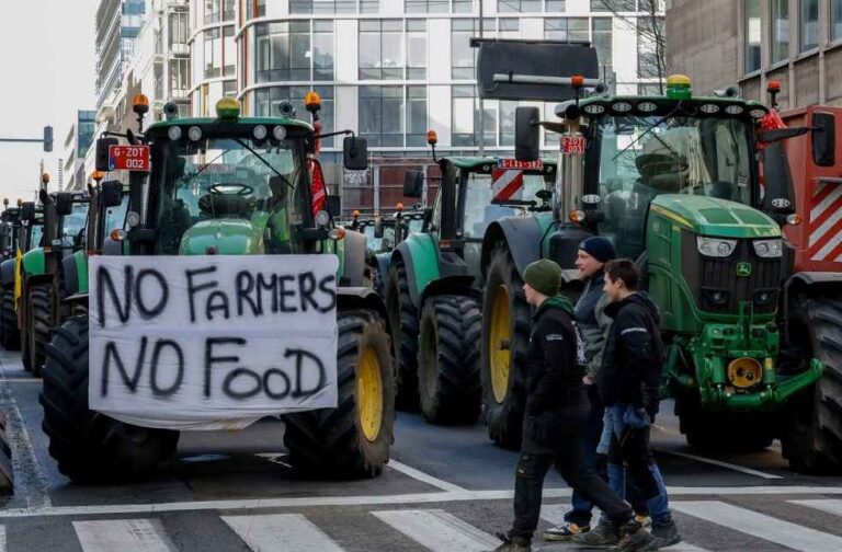 EU farmers Protest