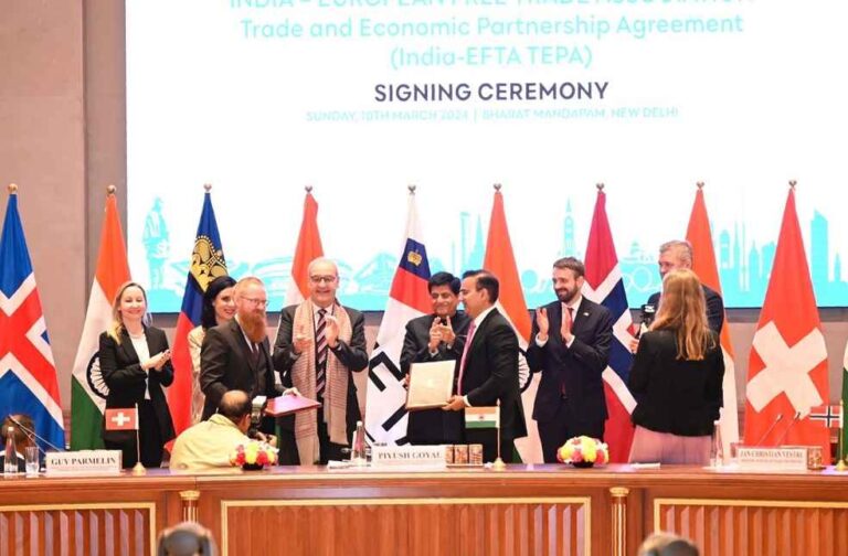 India-EFTA Trade & Economic Partnership Agreement