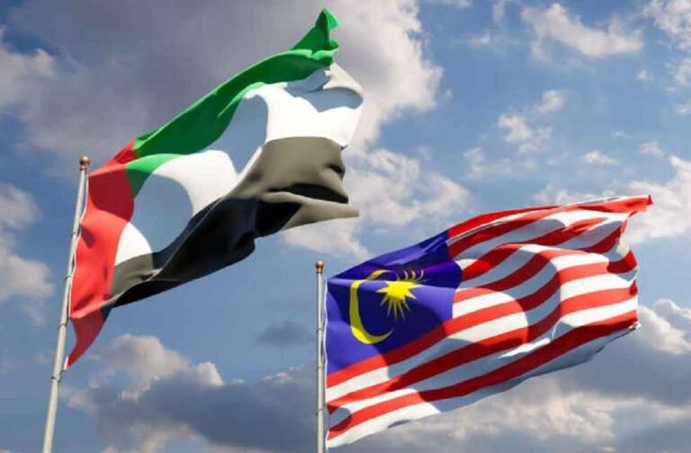 UAE Malaysia Flags