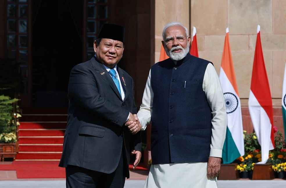 Prabowo Subianto and Narendra Modi