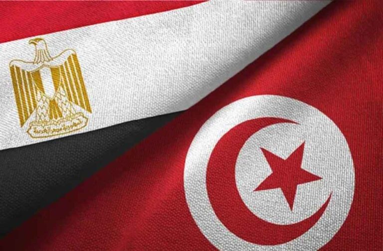 Tunisia and egypt flag